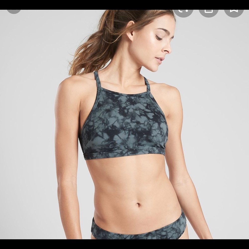 Athleta tie dye racerback NWT swim top small